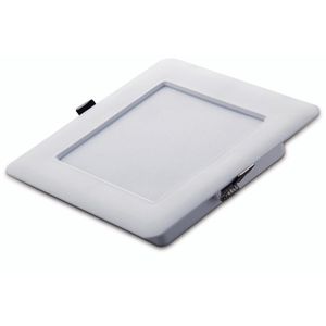 Plafon LED Tramontina Quadrado de Embutir Slim 1000 lm 12 W Bivolt 6500 K Luz Branca