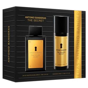 Perfume KIT Golden The Secret Antonio Banderas Kit Perfume Masculino 100ml EDT + Desodorante Corporal 150ml