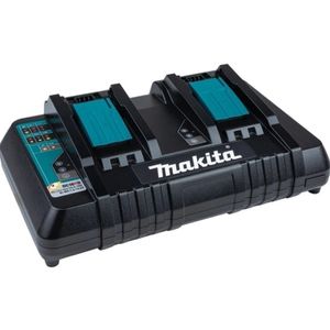 Carregador De Bateria Duplo Makita Dc18rd 18v 220v 196937-8
