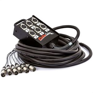 Medusa 6 Vias Montada Conectores Cirilo Cabos - 100 Metros