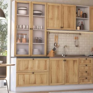 Armário Cozinha Completo Ditália Berlim 4 Pçs CV/BR B15