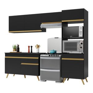 Armário de Cozinha Compacta 252cm Veneza Multimóveis V3693