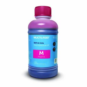 Refil de Tinta para Cartucho Impressoras HP 250ml Magenta Multi - RF011 RF011