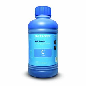 Refil de Tinta para Cartucho Impressoras HP 250ml Ciano Multi - RF010 RF010