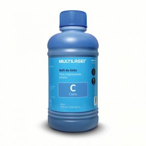 Refil de Tinta para Impressoras Epson 250Ml Ciano Multilaser - RF014 RF014