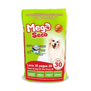 Tapete Higiênico Mega Seco 30 und 65x60cm Blue - 265 265