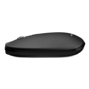 Mouse Sem Fio Slim Clique Silencioso Conexão Bluetooth e USB 1600dpi Ajustável 4 Botões Com Pilha Inclusa Preto - MO331 MO331