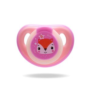 Chupeta First Moments Glow Tam. 2 com Case Esterilizador Rosa Fisher Price - BB1040 BB1040