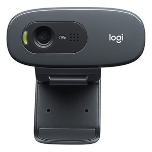 Webcam HD Logitech C270 720p Microfone USB Plug And Play Preto