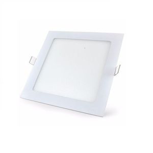 Painel LED Embutir Lux Quadrado Autovolt Luz Branca 24W 6500K 29,2cm Taschibra