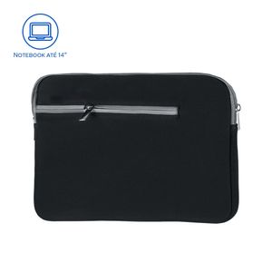 Case Neoprene Preta para Notebook até 14" Multi - BO207 BO207