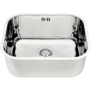 Cuba para Cozinha 40 BL 1/2" Retangular em aço inox alto brilho 40x34x17 Tramontina