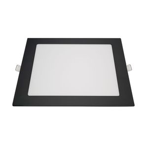 Painel Embutir LED Quadrado Preto 18w 6.500k Luz Branco Frio Blumenau Iluminação