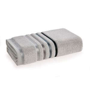 Toalha de Banho Karsten 0,70x1,40m Lumina Mineral/Cinza