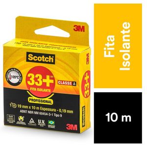 Fita Isolante 3M Scotch 19mmx10m Preta