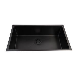 Cuba de embutir para Cozinha Gourmet Cinza Chumbo 76x44 Aço Inox Addra