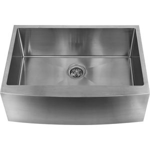 Cuba para Cozinha Farm Sink 76x35x25,4cm Aço Inox Addra