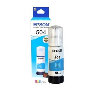 Refil de Tinta Epson T504 Ciano