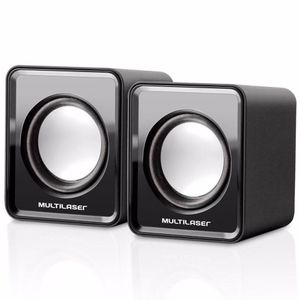 Caixa de Som Multilaser SP144 2.0 Mini 3W USB Preto