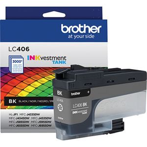 Cartucho de Tinta Brother LC406BKS Preto