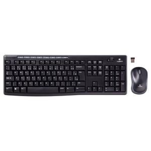 Kit Teclado e Mouse Logitech MK270 Sem Fio Preto