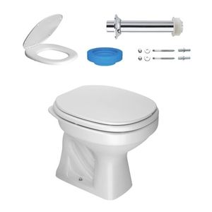 Kit Vaso Sanitário Aspen 6L Branco Gelo Deca