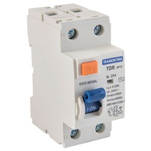 Disjuntor Tdr 25 Amperes 220 Volts Unipolar Branco Tramontina