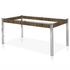 Mesa de Jantar Aço Nobre Cláudia 76,5x160cm