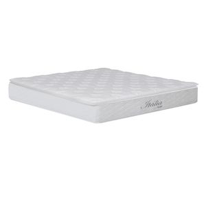 Colchão para Cama Queen Size Umaflex Itália com Pillow Top e Molas Ensacadas 26 x 158 x 198 cm - Branco