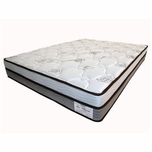 Colchão King Size Ortobom New Magestic com Ortopillow e Molas Ensacadas 27x193x203 cm - Marrom/Cinza