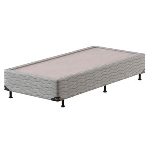 Base Box para Colchão Solteiro Probel Alabama 26x88x188 cm - Cinza