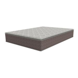 Colchão de Casal Umaflex Berlim com Pillow Top e Molas Ensacadas 30x138x188 cm - Castor/Branco