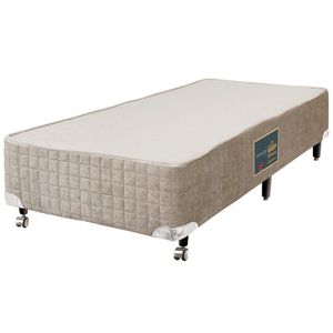 Base Box para Colchão de Solteiro Castor Premium Tecnopedic 39x88x188 cm – Bege/Branco