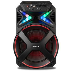 Caixa Amplificada Mondial CM-400 com Bluetooth, USB e Rádio FM - 400W