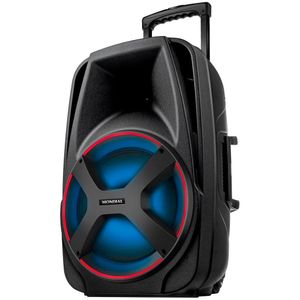 Caixa Amplificada Mondial CM-550 com Bluetooth, USB Rádio FM e Função TWS - 550W