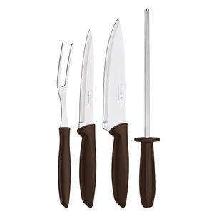 Conjunto para Churrasco Tramontina Plenus em Inox e Polipropileno – 4 Peças