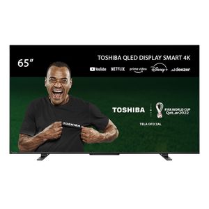 Smart TV QLED 65" 4K Toshiba 65M550L VIDAA 3 HDMI 2 USB Wi-Fi - TB015M TB015M