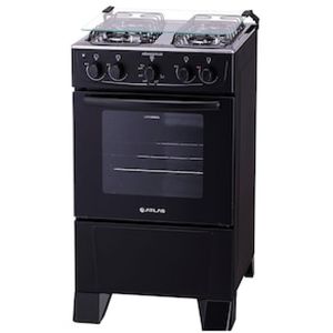 Fogão Atlas 4 Bocas Mônaco Plus com Mesa de Inox Bivolt  Preto