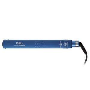 Chapinha| Prancha Philco Ultra Titanium 230ºC com Emissão de Íons Azul  Bivolt