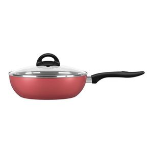 Panela Wok com Tampa Brinox Chilli Antiaderente Pro-Flon - 28 cm