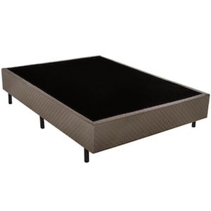 Base Box para Colchão de Casal Biflex Ilhéus 39x138x188cm - Marrom