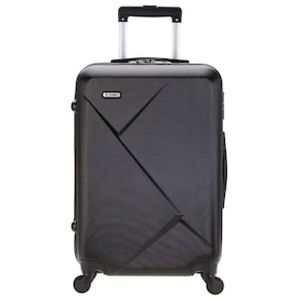 Mala de Viagem Pequena Tonin Boreal com Rodas Giro 360° em ABS - Preto