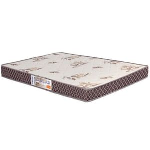 Colchão de Casal Globalflex Guardião D20 12x138x188cm - Marrom/Branco Floral