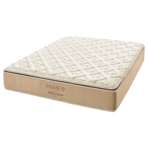 Colchão Queen AmericanFlex Prime com Pillow Top e Molas Ensacadas 34x158x198 - Bege Pérola