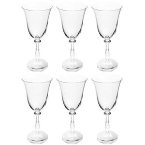 Conjunto de Taças para Vinho Tinto Bohemia Angela 250 ml em Cristal Ecológico - 6 Peças