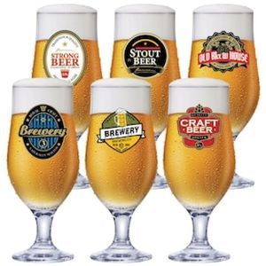 Conjunto de Taças para Cerveja Ruvolo Royal Beer 330 ml  6 Peças