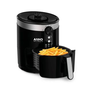 Fritadeira Elétrica sem Óleo Arno Moderna 3,5l Preta 127V