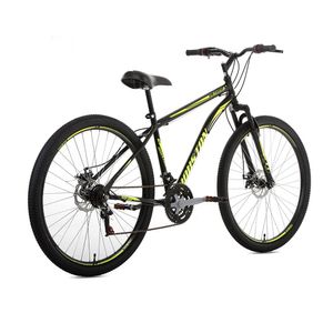 Bicicleta Houston Netuno Aro 29 21V Preto/Amarelo