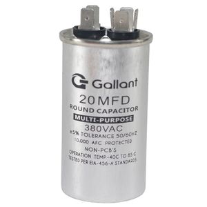 Capacitor CBB65 Gallant 20MF +-5% 380 VAC GCP20S00A-IX380