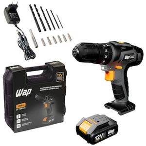 Parafusadeira e Furadeira de Impacto WAP BPFI 12K4 Carregador Bivolt 12V 3/8 com Maleta e Acessórios